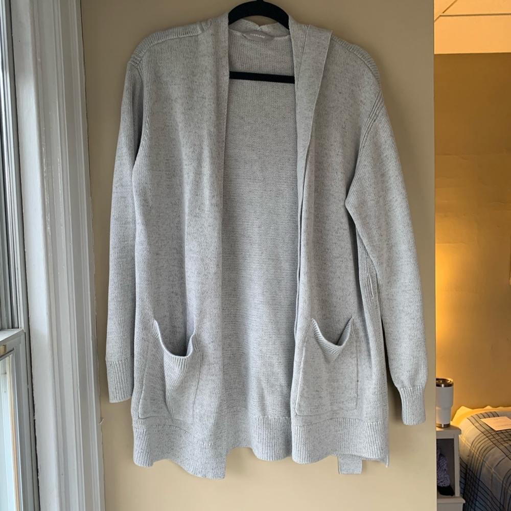 Everlane Knit Cardigan Grey Size L
